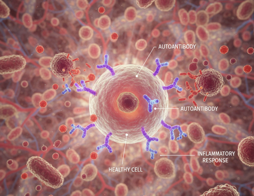 Autoimunidade - sistema imunológico atacando o próprio organismo